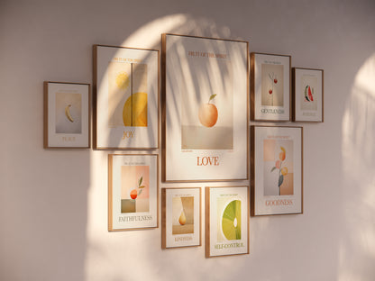 Fruit of the Spirit Print Set - Minimalist