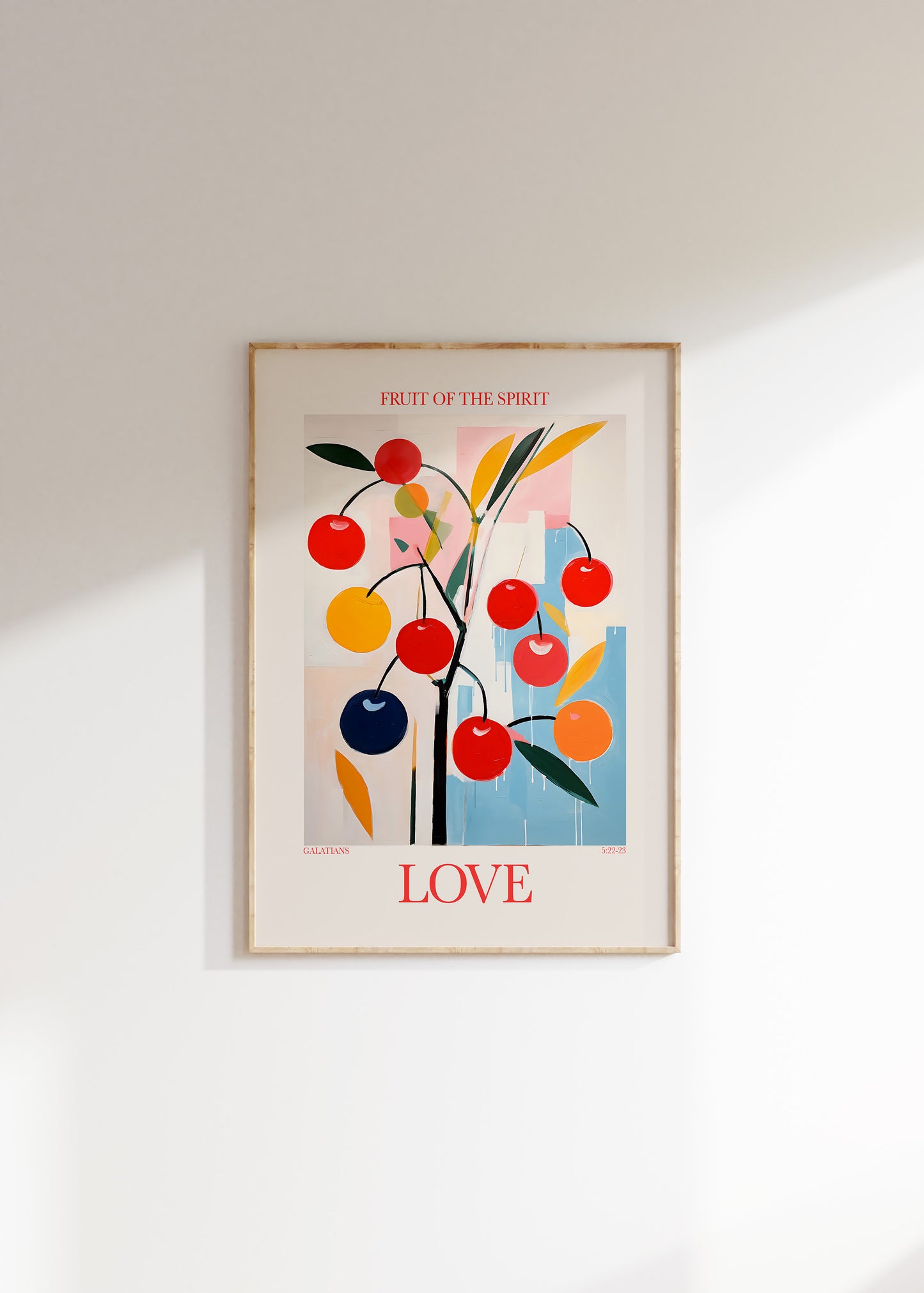 Fruit of the Spirit Print Set - Modern