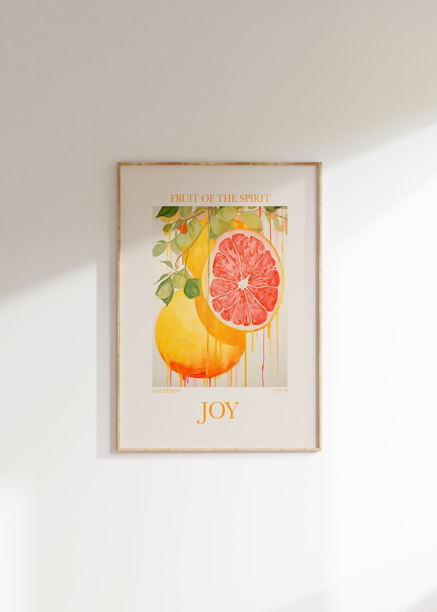 Fruit of the Spirit Print Set - Painted