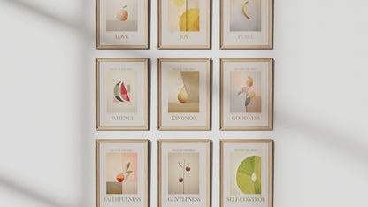 Fruit of the Spirit Print Set - Minimalist